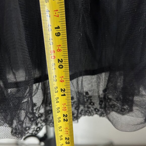 Decollete Pinceau by Bilitis dix-sept ans Tiered Tulle Black Skirt - Picture 4 of 11